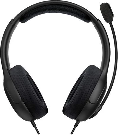 Kufje gaming PDP LVL40, me kabllo, stereo, mikrofon me flip-to-mute, për Nintendo Switch, të zeza