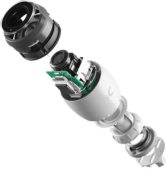 Kamerë IP bullet fikse Ubiquiti UVC-G5-Pro 4K Ultra HD 30fps, 3x zmadhim optik, PoE, IP65, RJ45 100 Mb/s, e bardhë