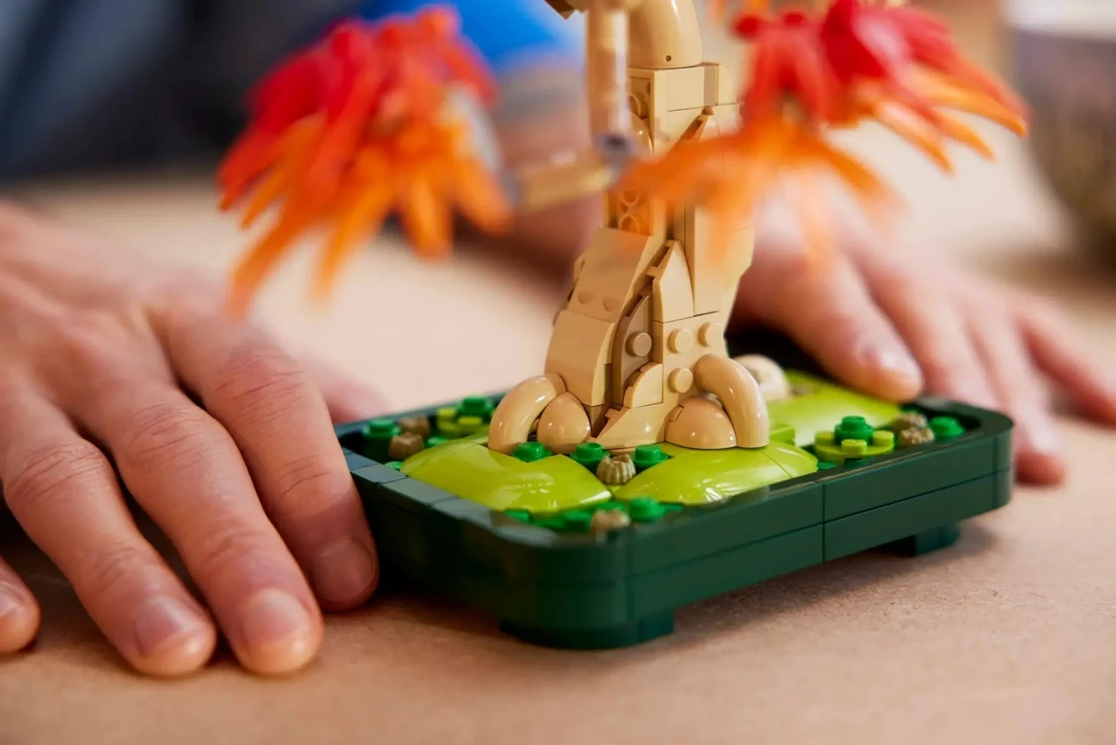 Set LEGO Japanese Red Maple Bonsai Tree 10348, për të rritur, 220mm, e kuqe/portokalli