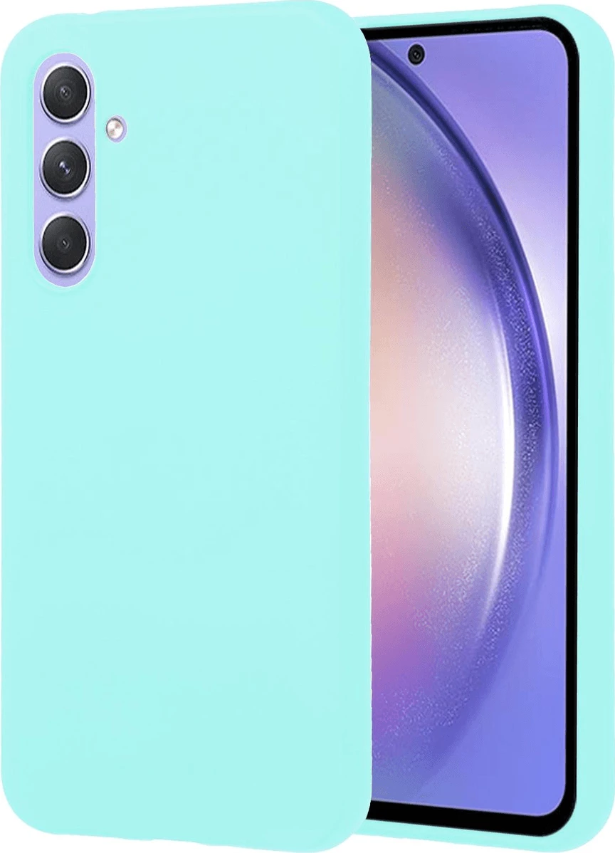 Mbështjellës silikoni Goospery Soft Feeling për Samsung Galaxy A34, mint