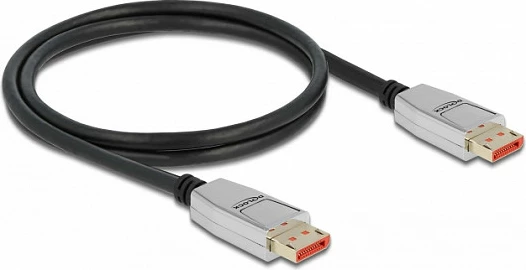 Kabllo DisplayPort DeLOCK 1 m, 8K 60Hz, DP 1.4, e zezë