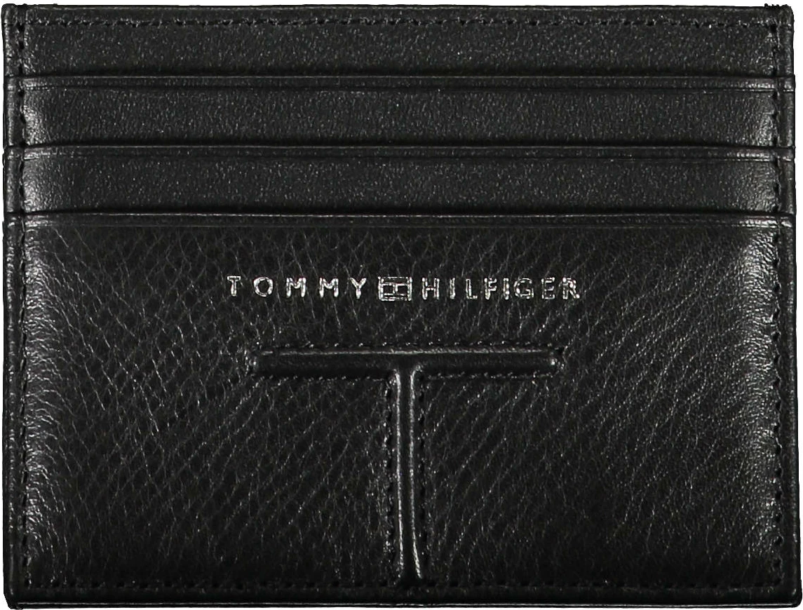 Portofol për meshkuj TOMMY HILFIGER, i zi