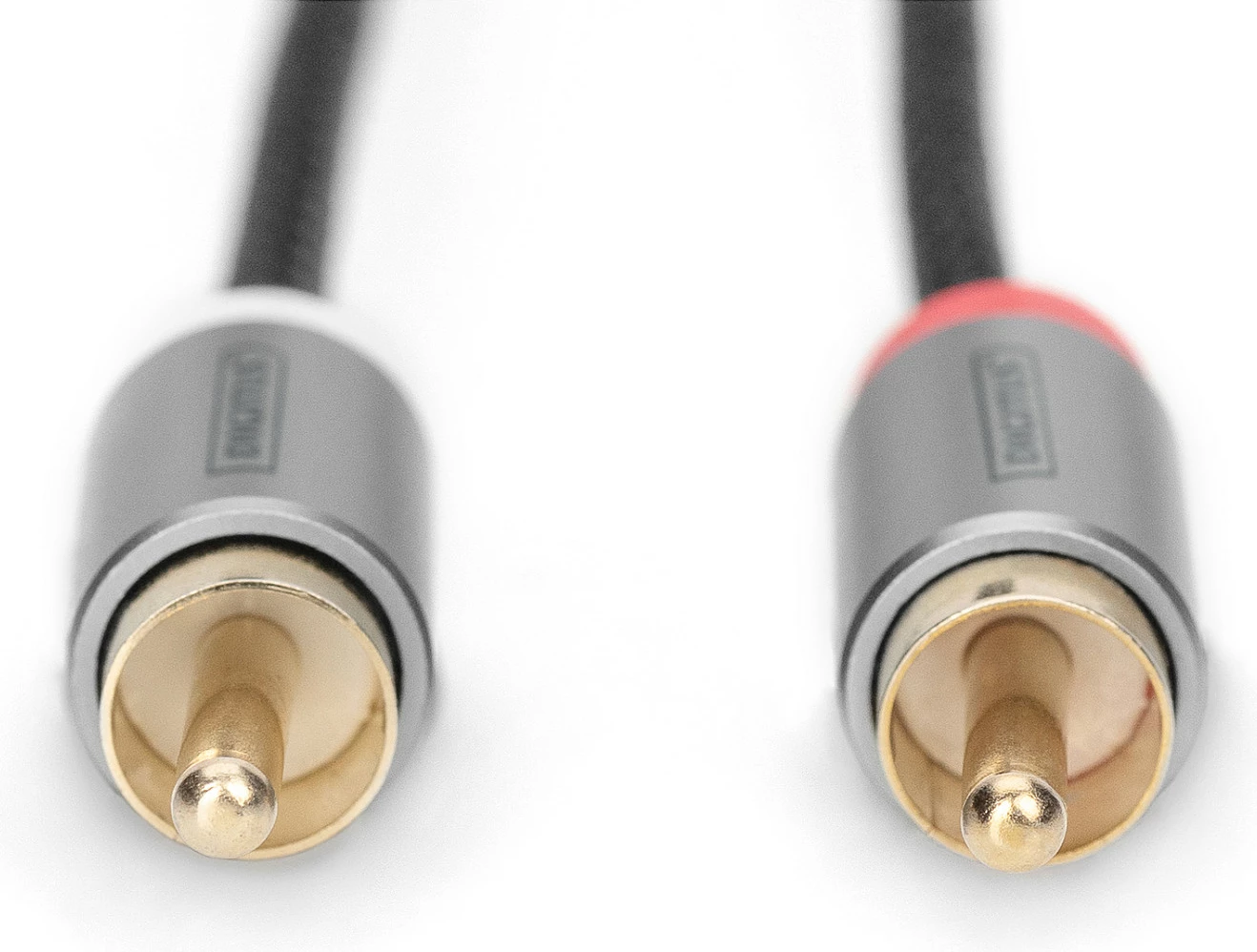 Kablë audio Digitus 3.5mm në 2x RCA, 1m, e zezë