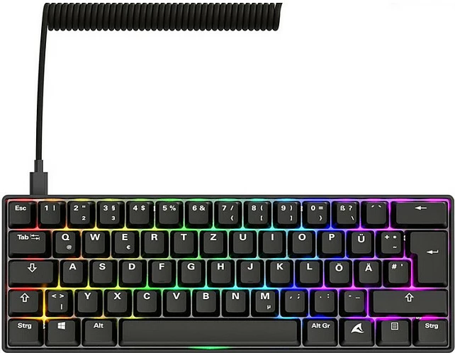 Tastierë gaming Sharkoon Skiller SGK50S4 Gen2, PBT, RGB, DE