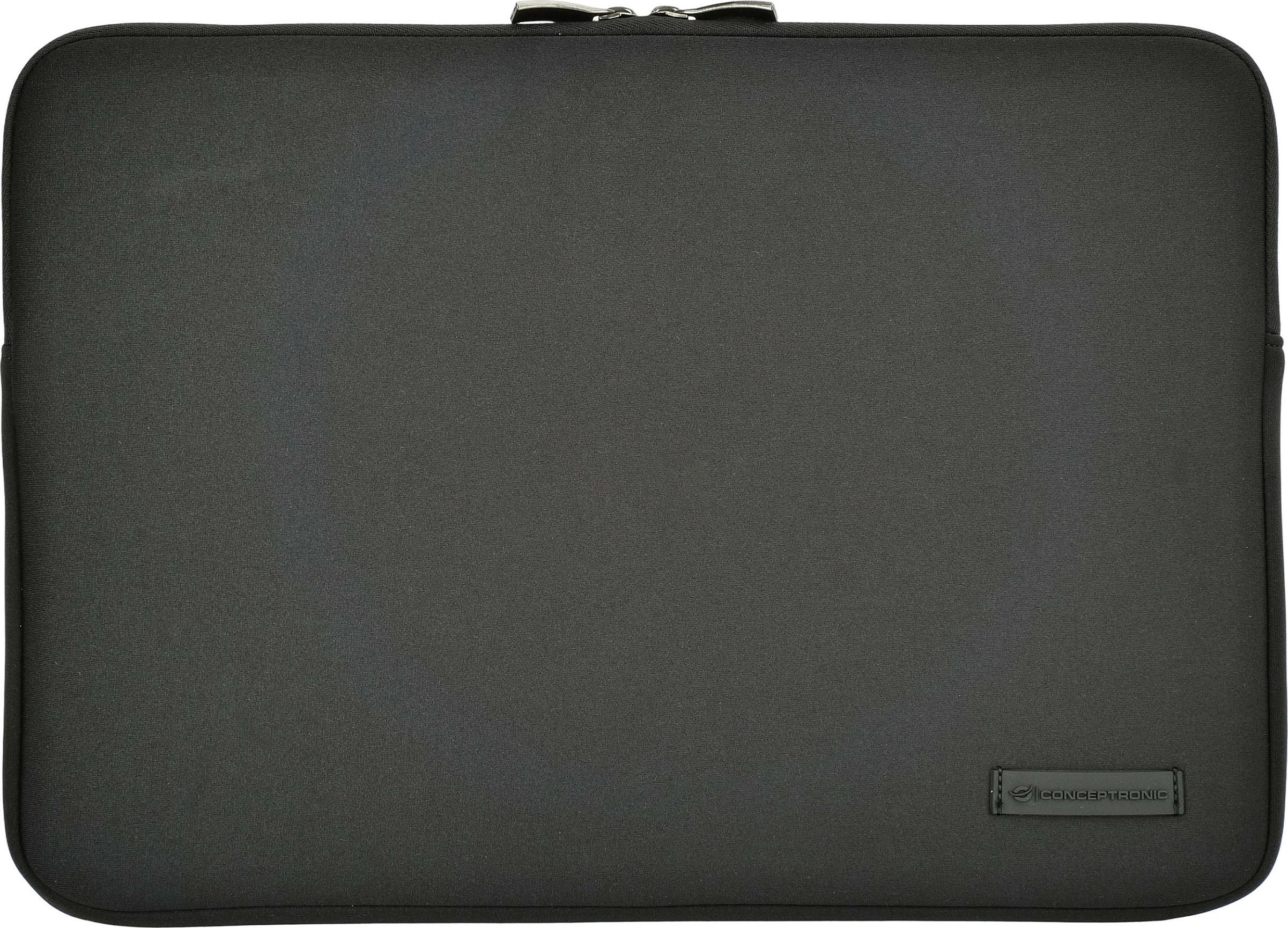 Mbështjellës për laptop Conceptronic 14", neopren/poliester, me zinxhir, i zi