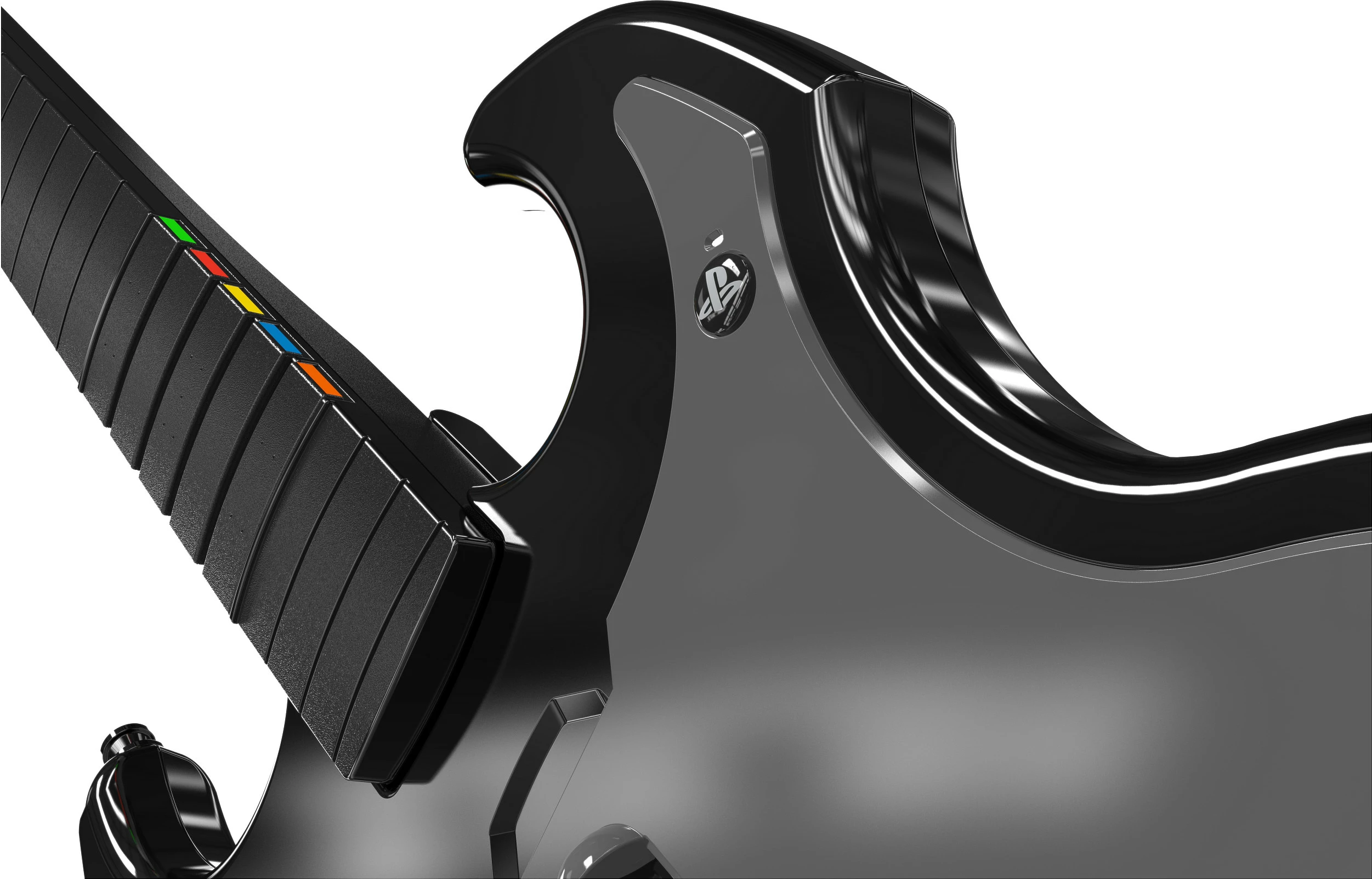 Kontroller kitarre PDP Riffmaster, wireless, për PC/PS4/PS5, 36h, e zezë/gri
