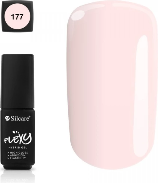 Llak për thonj hibrid për femra Silcare Flexy Hybrid Gel Promise 177, 4.5g