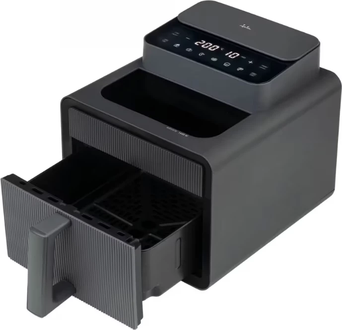 Fritezë ajri JATA JEFR1270 7L 1600W me dritare transparente, timer, 6 programe, e zezë