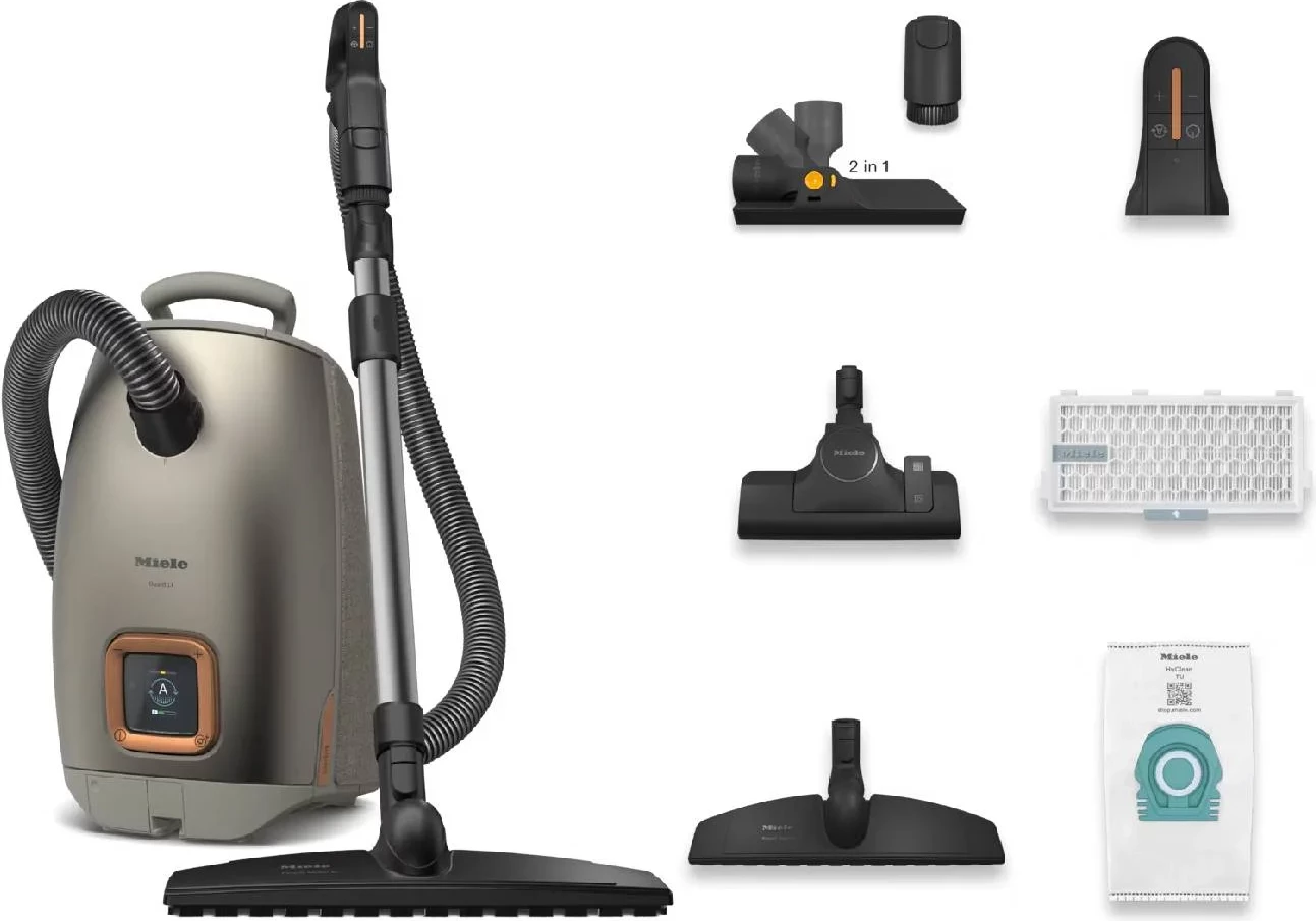 Fshesë me korrent me qese Miele Guard L1 Comfort XL 890W, Titanium Pearl