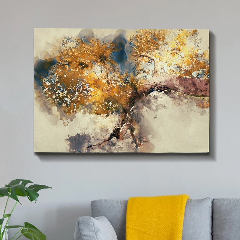 Pikturë kanavace Benkon, printim digjital, shumëngjyrëshe, 70x3x100cm