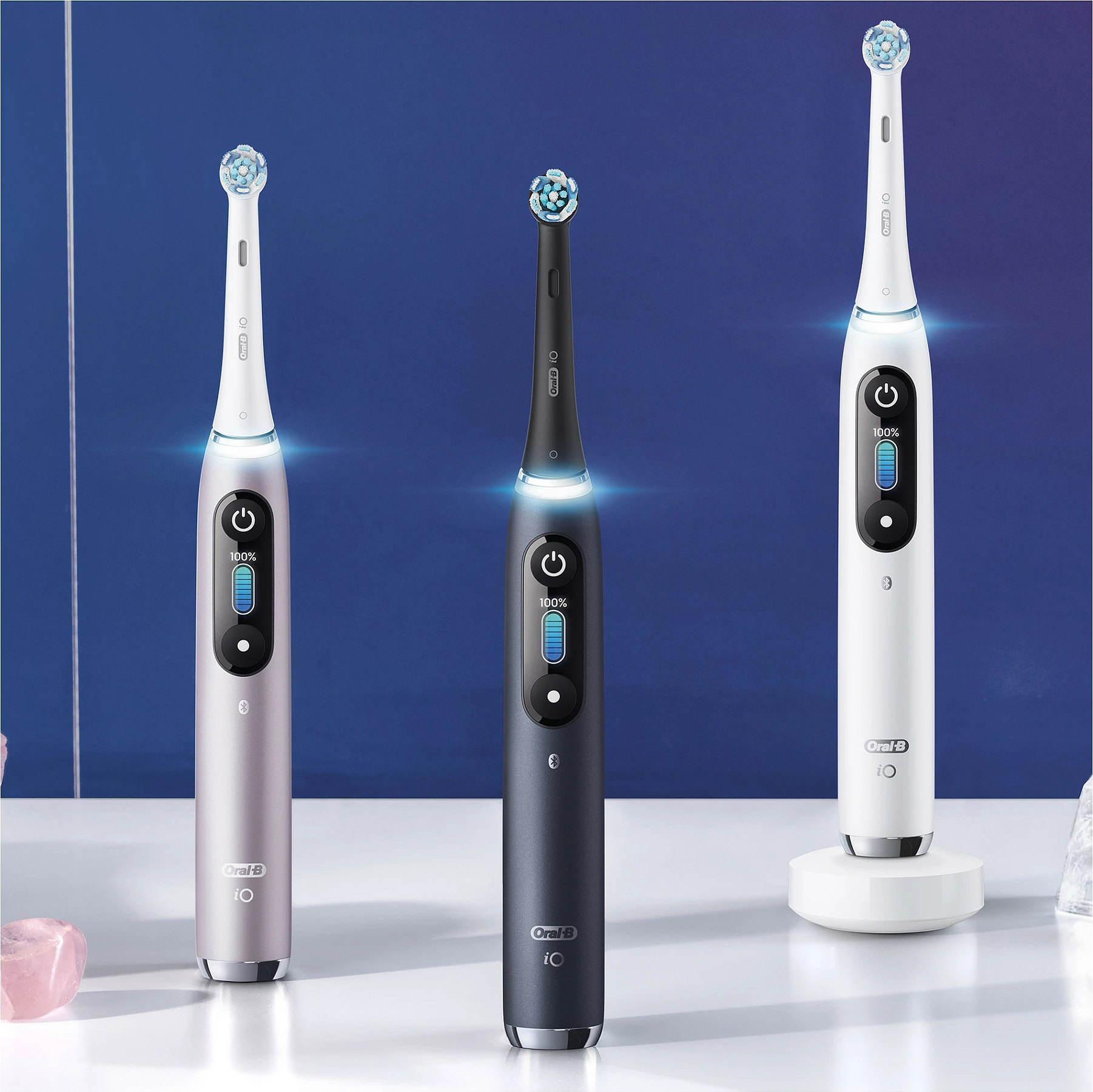 Furçë dhëmbësh elektrike Oral-B iO Series 9n, 6 mënyra, Bluetooth, me kuti udhëtimi, rozë