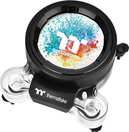 Ftohje me ujë Thermaltake Pacific CLM360 Riing Duo, për CPU, RGB, Transparent