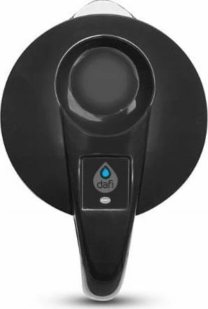 Bokal filtrues uji Dafi Crystal LED 2.0 L qelq, 150 L, me indikator LED, i zi, 1 fishek