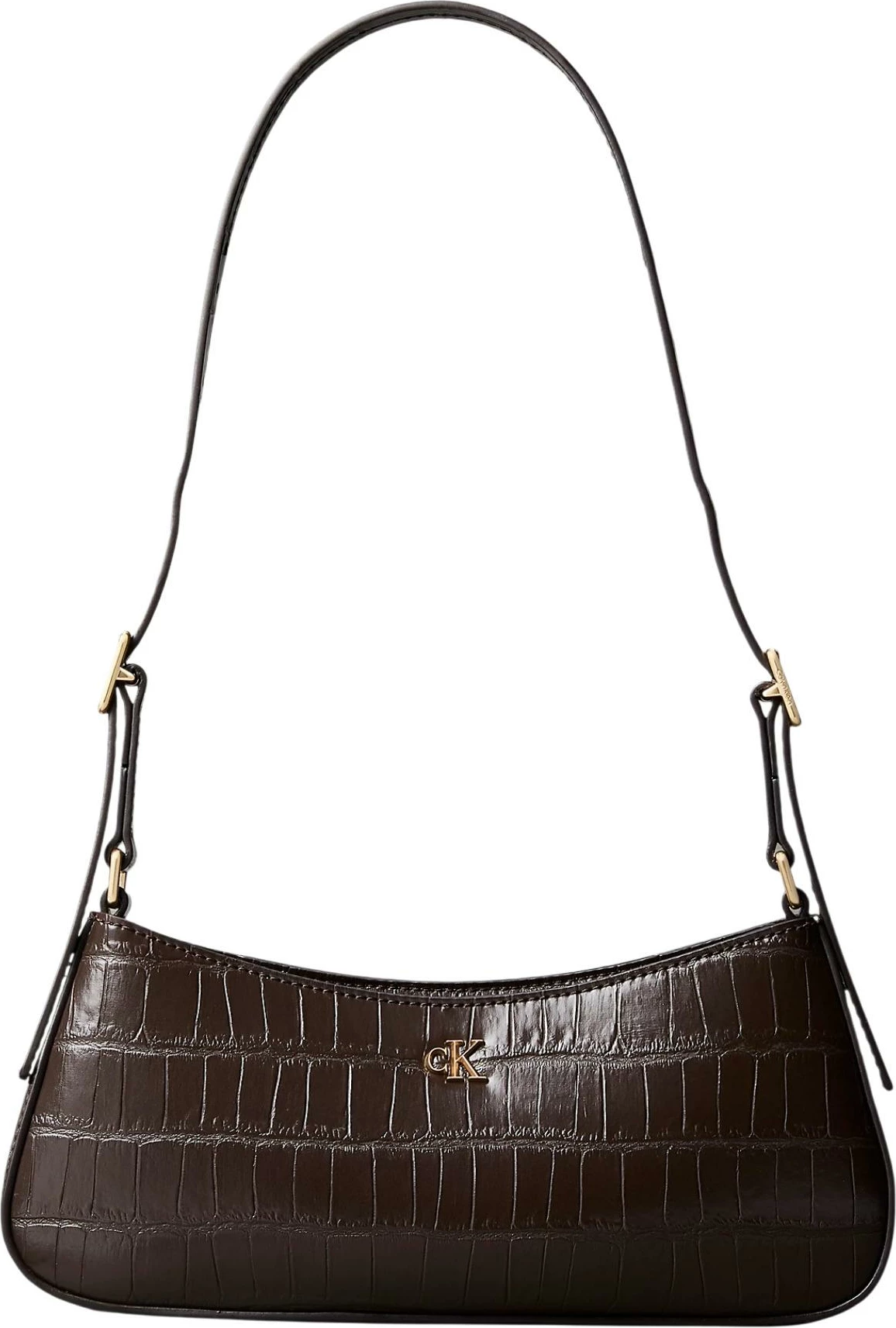 Çantë krahu për femra Calvin Klein LV04F3906G, kafe e errët