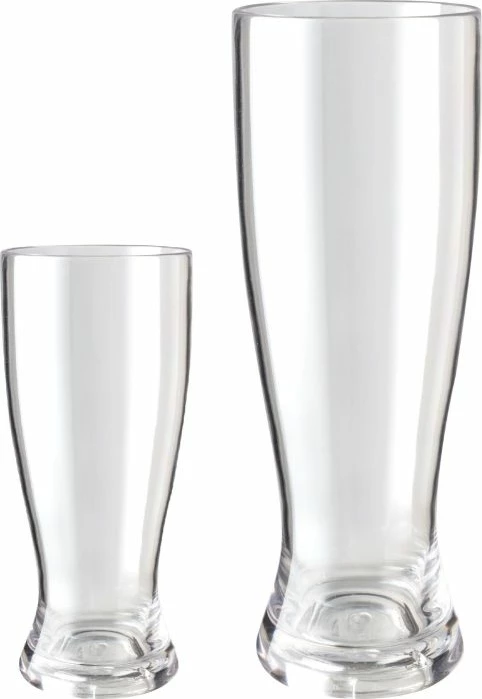 Set gota birre BRUNNER Beerglass Special 0830173N.C71, 50 cl, polikarbonat, transparente, 2 copë