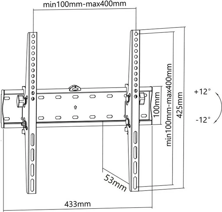 Mbajtëse për TV 30"-60" STELL SHO 3300 SLIM