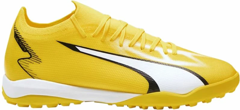 Këpucë futbolli Puma Ultra Match TT, për meshkuj, të verdha