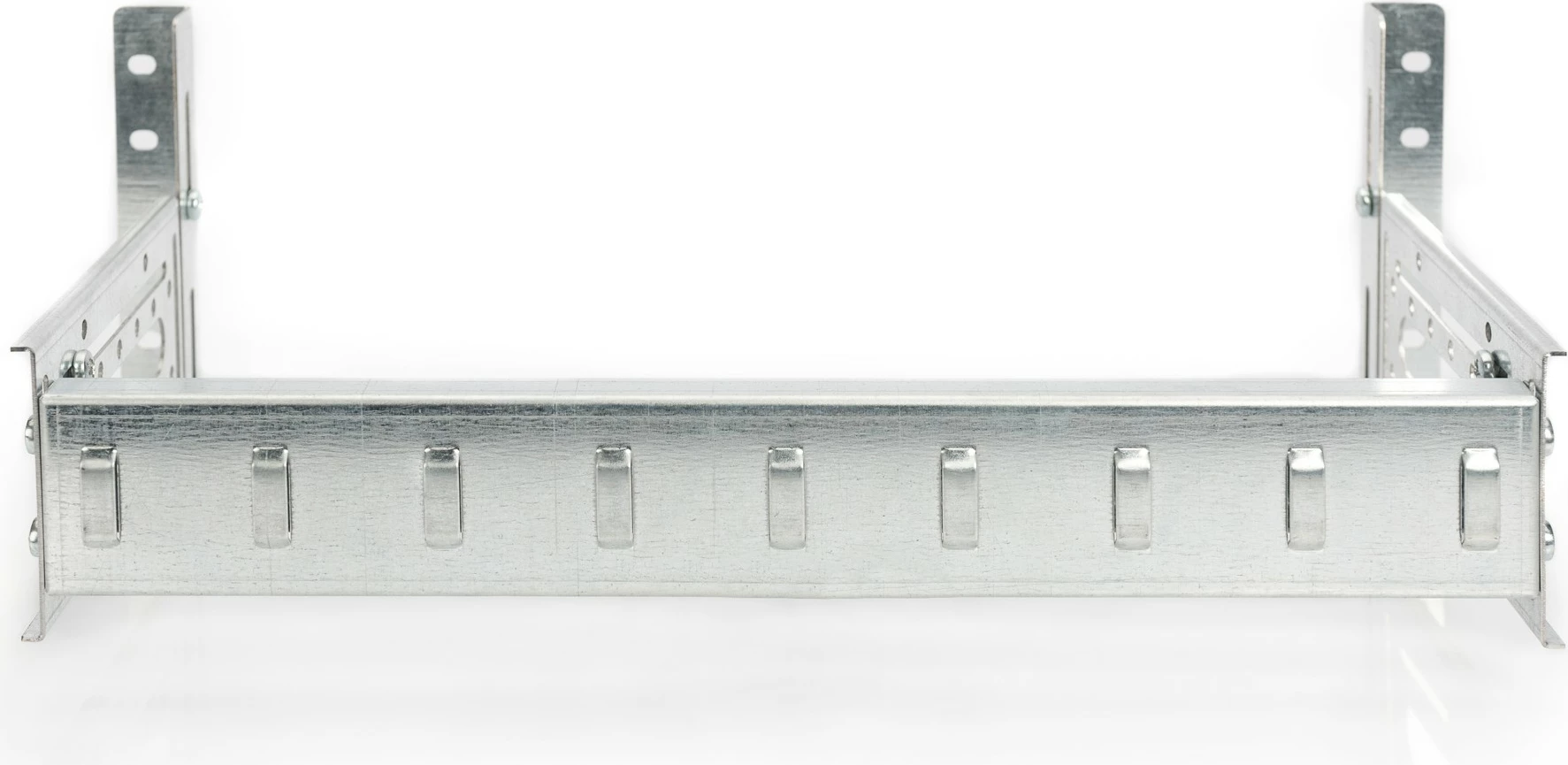 Mbajtëse DIN Rail Digitus 4U, 483mm, çelik i galvanizuar, argjend