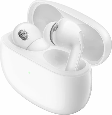 Kufje Xiaomi Buds 3T Pro TWS BHR5177GL, ANC 40 dB, Bluetooth 5.2, IP55, me kasë karikimi Qi, të bardha