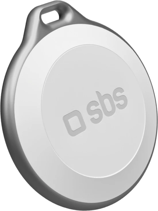 Tracker universal, SBS Track My Tag, Bluetooth, rreze deri 50 m, alarm 90–100 dB, IP65, bateri CR5032, e bardhë, 1 copë