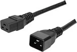 PDU 19" LogiLink, 8x C13, 1U, i monitorum, RJ-45, 20A, e zezë