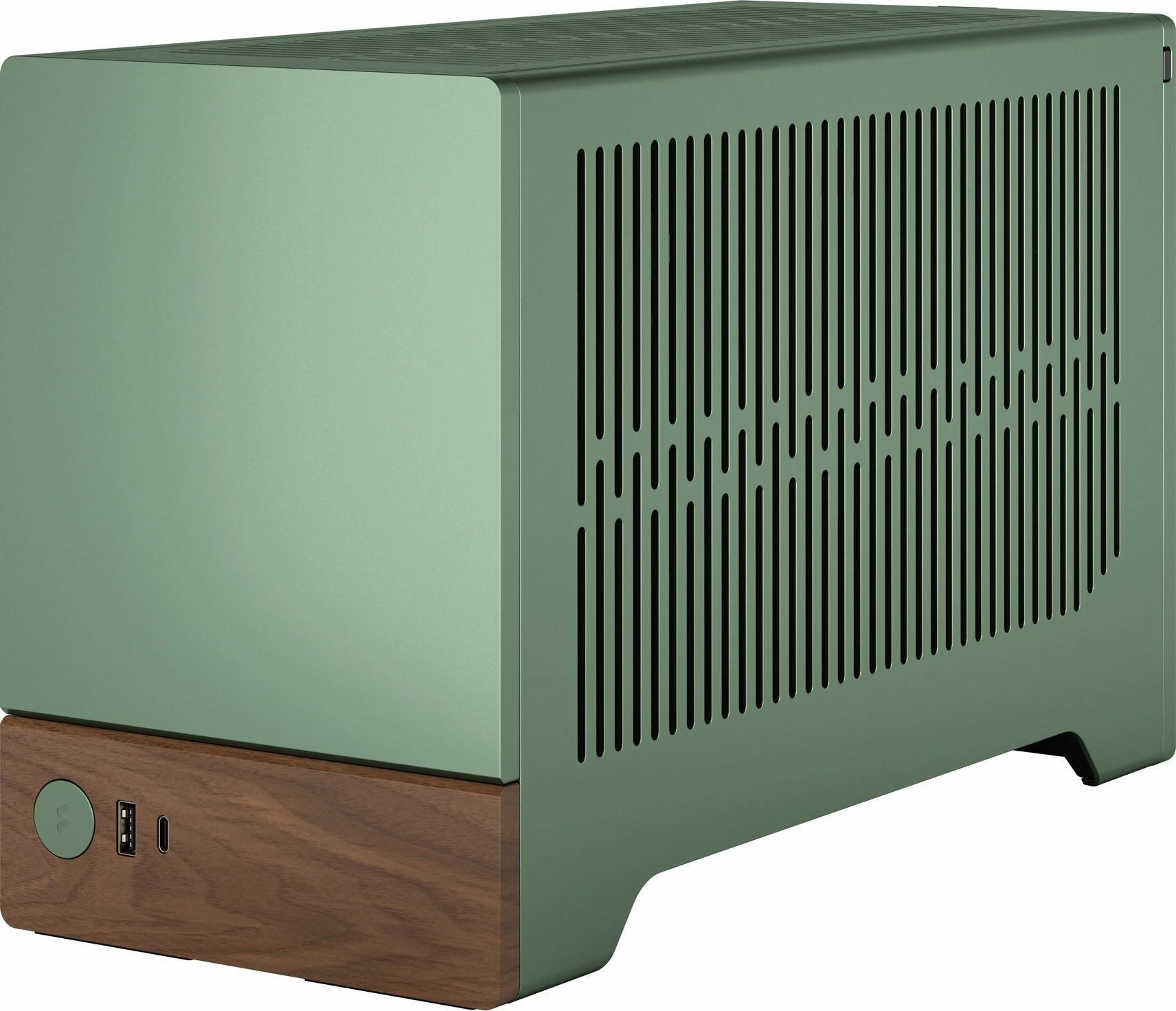 Kasë Fractal Design Terra FD-C-TER1N-03 Mini-ITX SFF, USB-C, pa PSU, jeshile