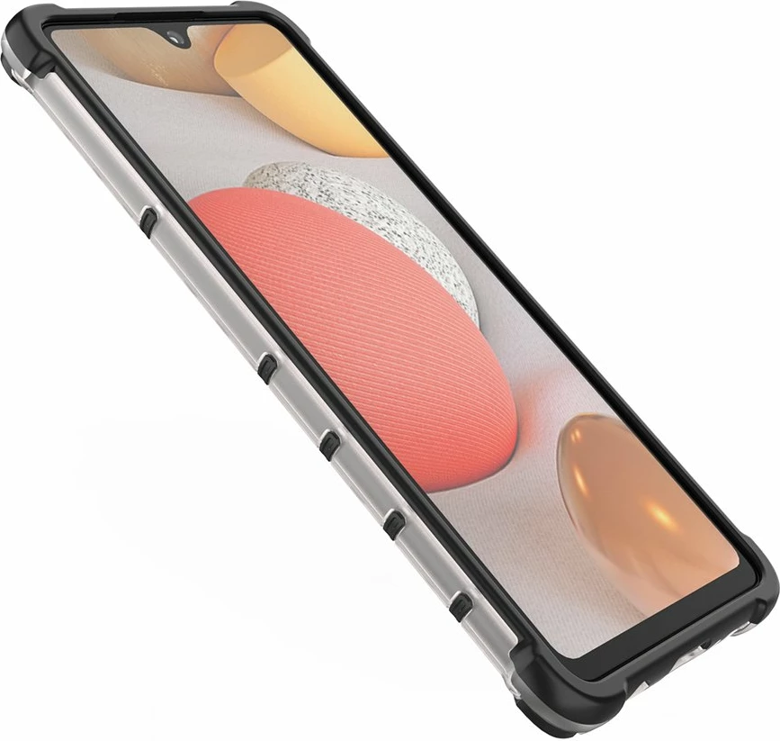 Mbështjellës Hurtel Honeycomb për Samsung Galaxy A42 5G, i kuq