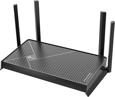 Router Wi‑Fi TP-Link Archer BE3600, Wi‑Fi 7, Dual-Band 2.4/5GHz, 2.5GbE, 4 Antena, e zezë
