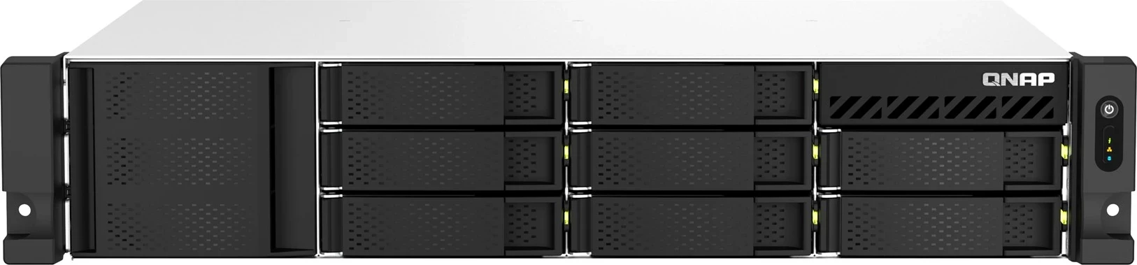 Server NAS QNAP TS-864EU-8G, Rack (2U), 16 GB, iSCSI LUN, HDMI, LAN, Zi
