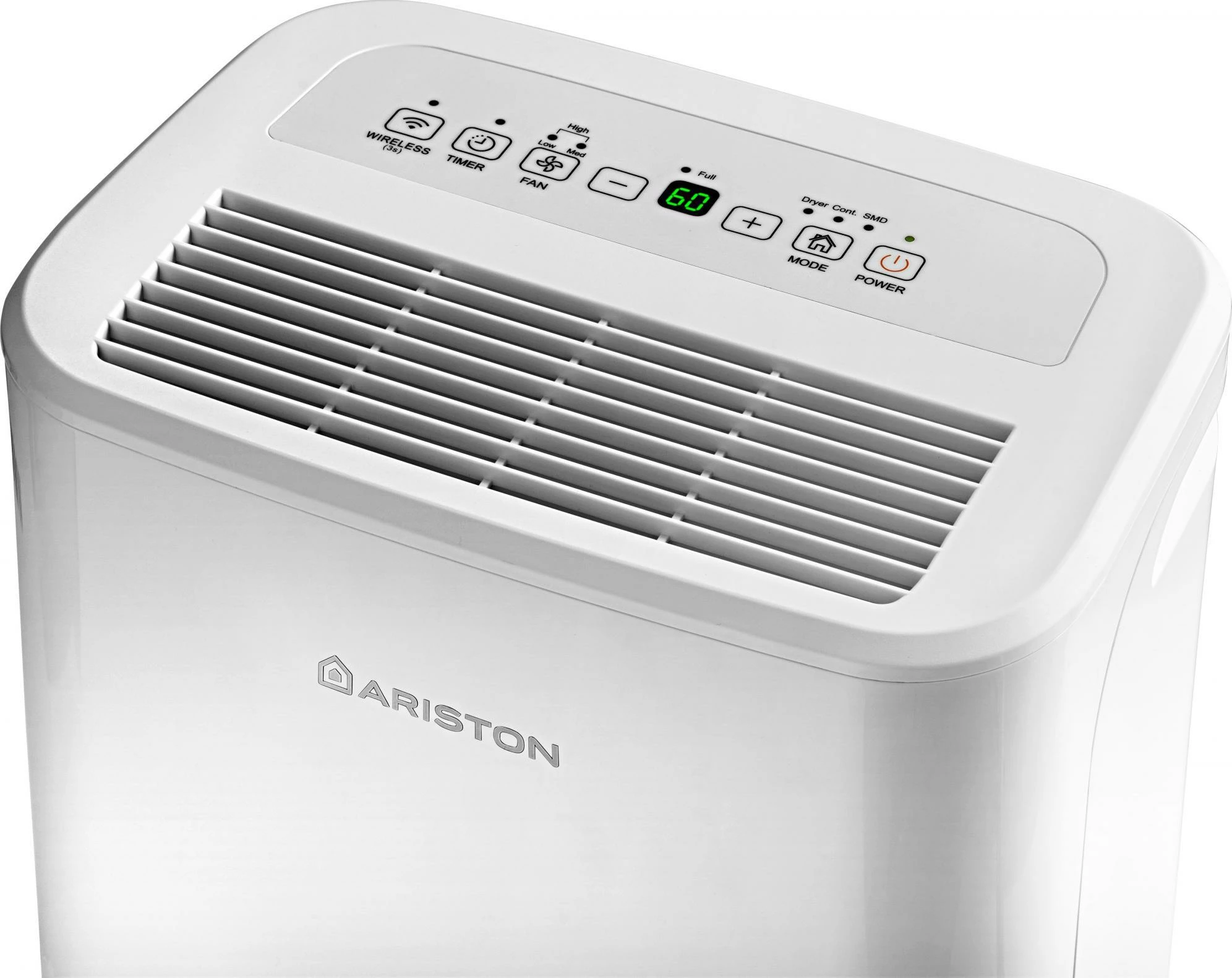 Dehumidifikues ajri Ariston Deos 16S NET 16L/24h, 3L, WiFi, 300W, i bardhë