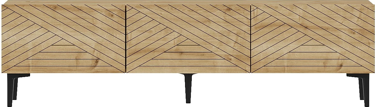 Komodë TV Skye Decor, ngjyrë lisi safir, Felix