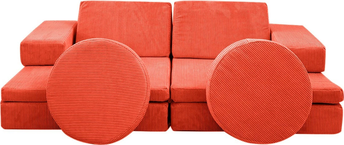 Divan-krevat për dy persona, Atelier del Sofa, Puzzle, portokalli