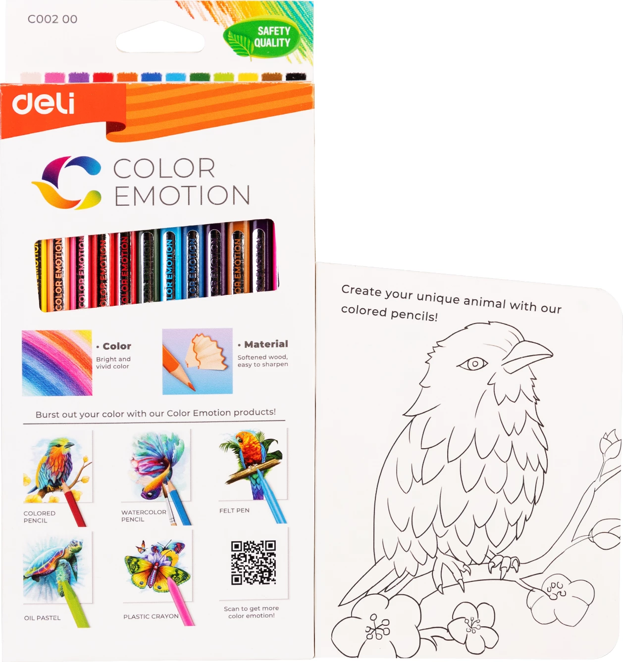 DELI NGJYRA DRURI COLOR EMOTION 1/12 C00200