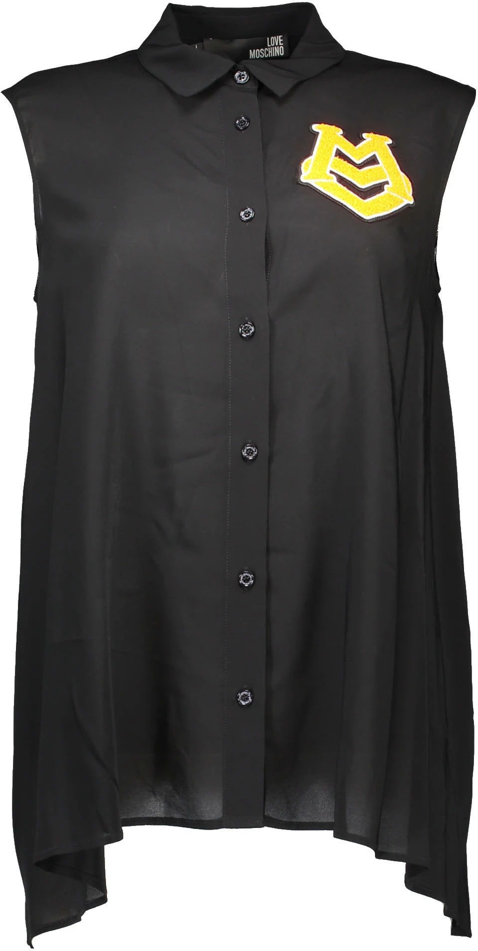 Bluzë pa mëngë LOVE MOSCHINO femra, e zezë