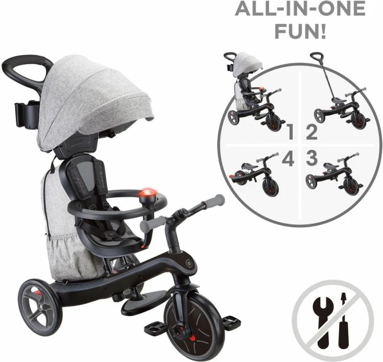 Tricikël për fëmijë Yakimasport, i kuq