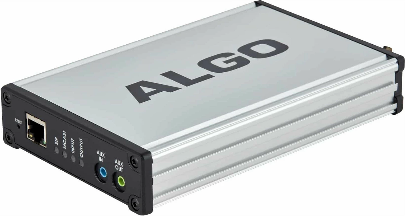 Adapter paging SIP ALGO 8301, PoE, multicast, scheduler, ngjyrë argjendi