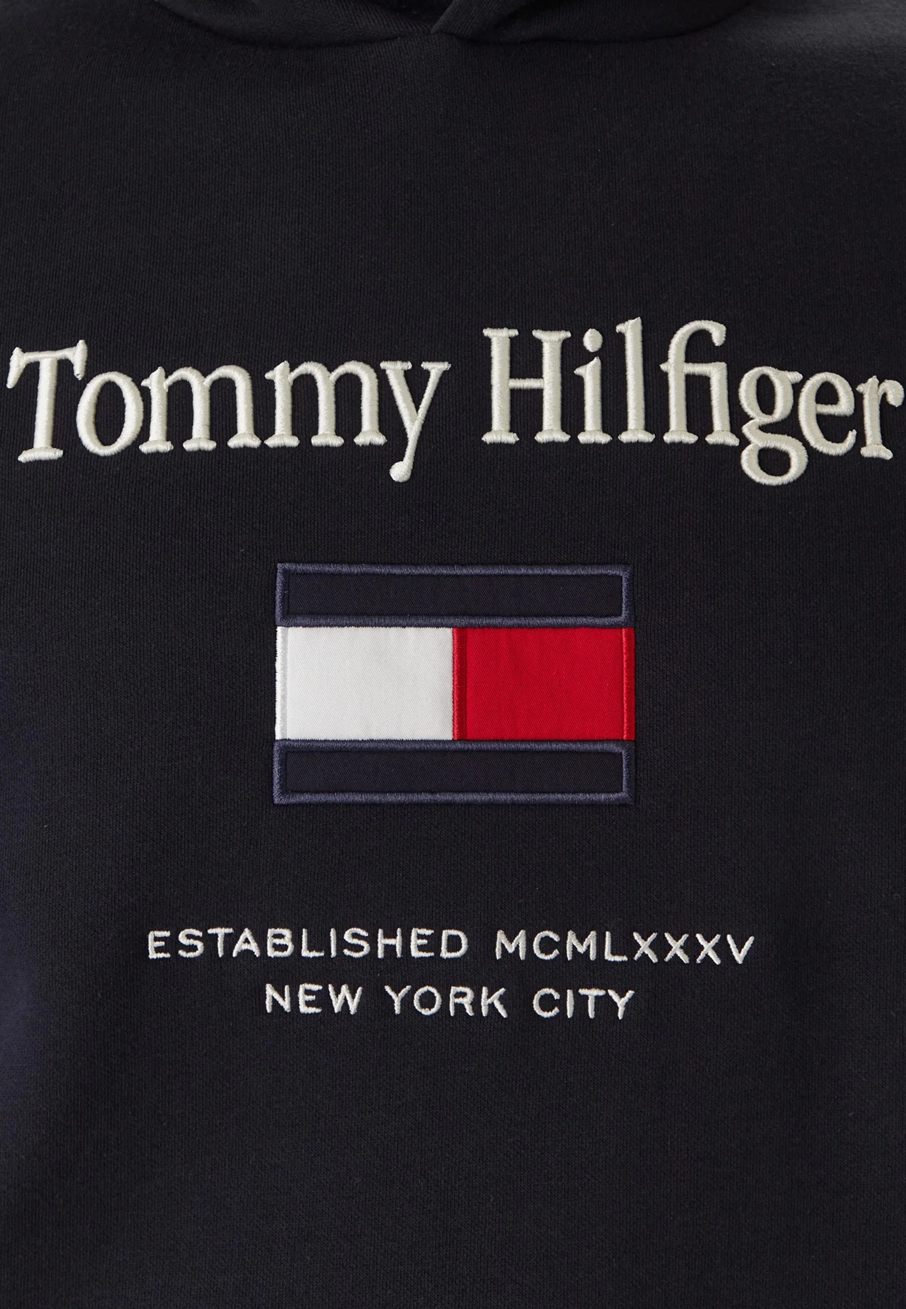 Duks me kapuç për meshkuj Tommy Hilfiger MW0MW42735, blu navy [Madhësia: L]