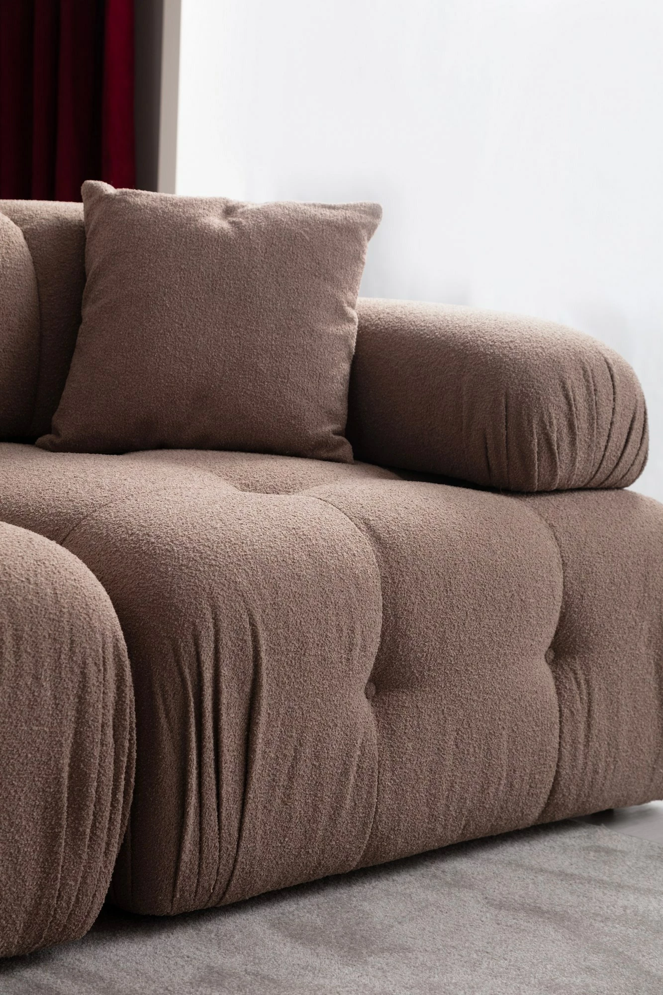 Divan dy vendësh Atelier del Sofa Doblo, ngjyrë kapuçino
