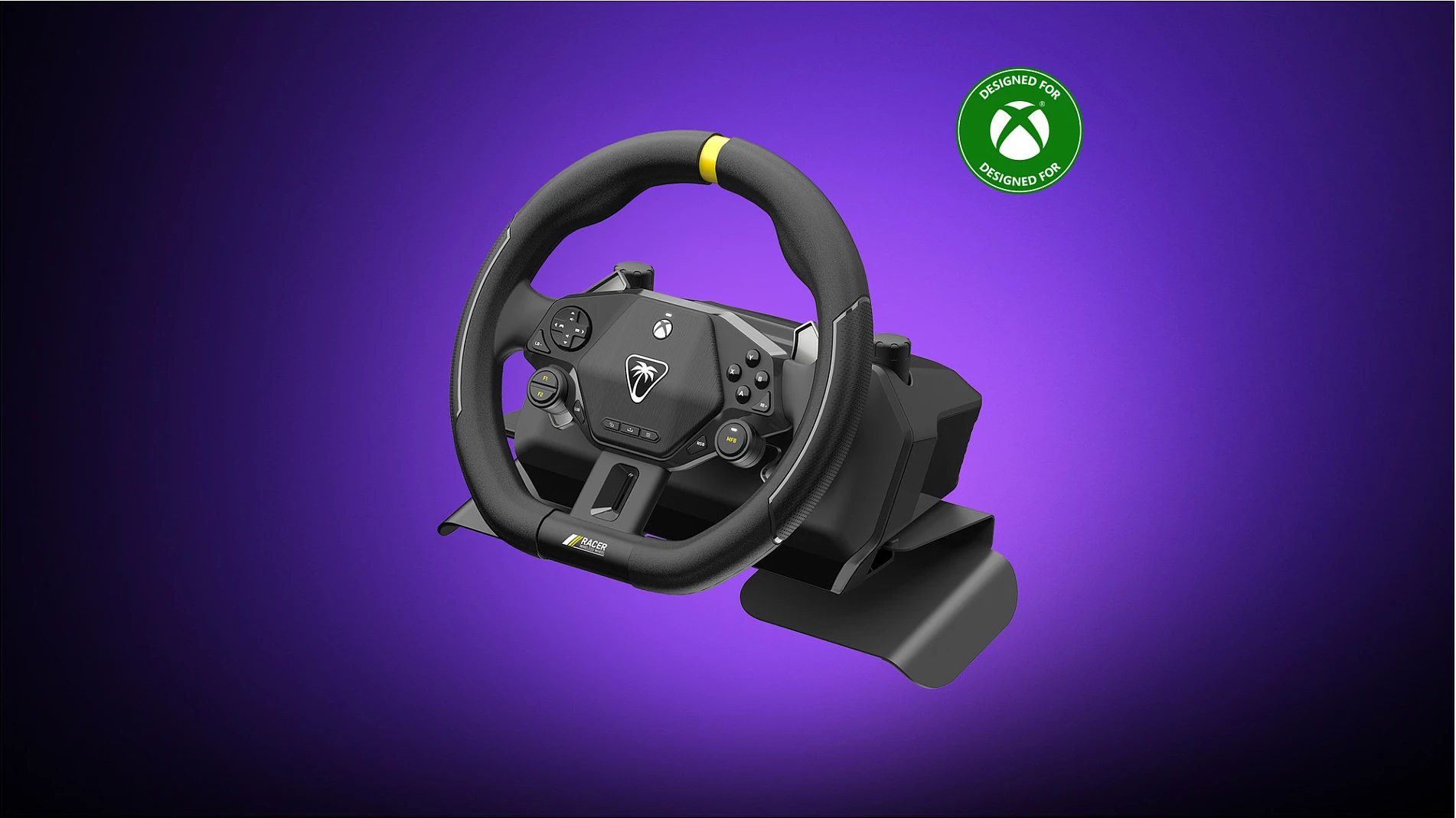 Timon garash Turtle Beach Racer, wireless, për Xbox & PC, i zi