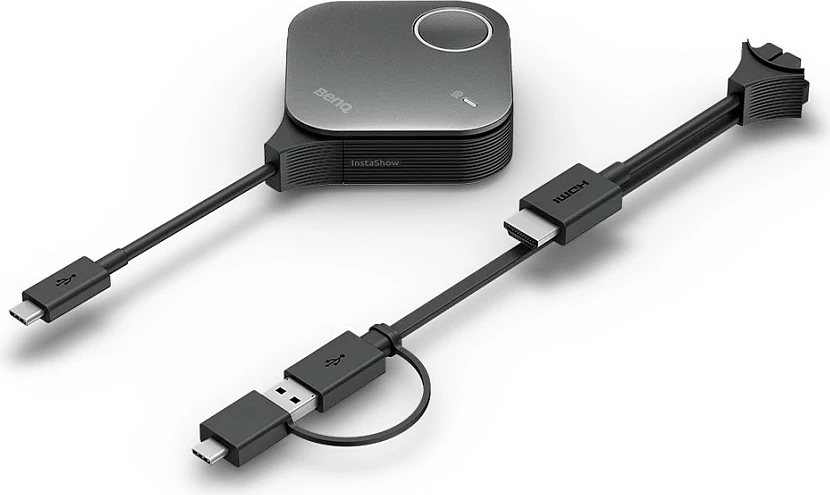 Sistem prezantimi wireless BenQ InstaShow VS25, Wi‑Fi 6, 4K UHD, HDMI/USB‑C, i zi
