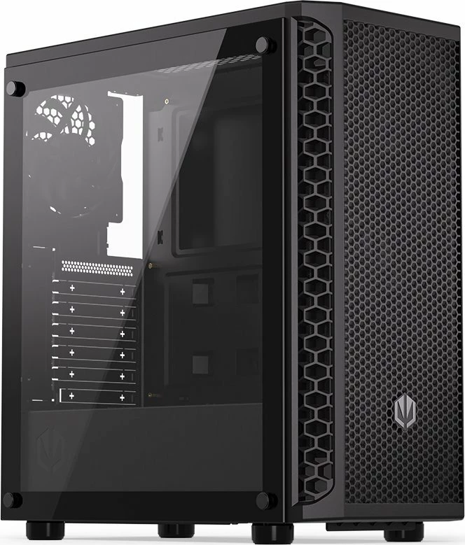 Kasë Endorfy Signum 300 Air EY2A005 Midi Tower ATX/mATX/Mini-ITX, panel anësor xham i kalitur, 4x Stratus 120 PWM fanë, e zezë