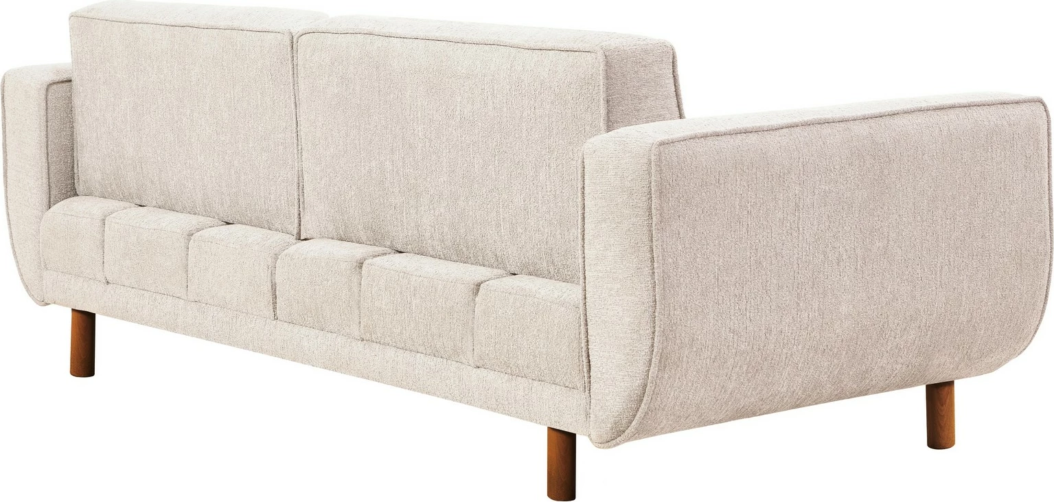 Set divan-krevat Larus Wood, ngjyrë arre dhe krem