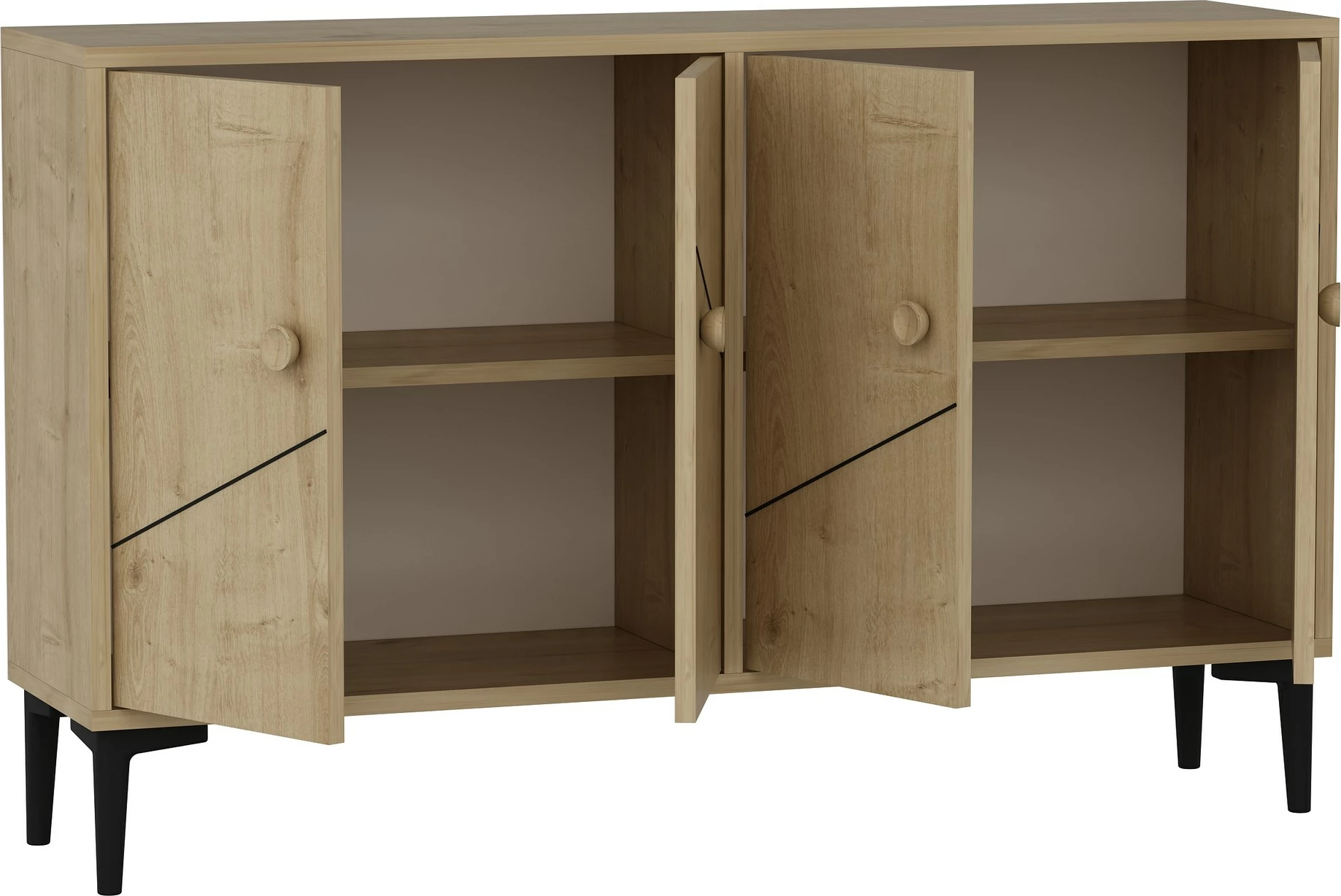 Komodë për TV, ngjyrë Sapphire Oak, Cria Hanah Home