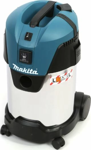 Fshesë industriale Makita VC3011L 26L 1000W wet & dry me prizë për vegla, turkeze/zezë
