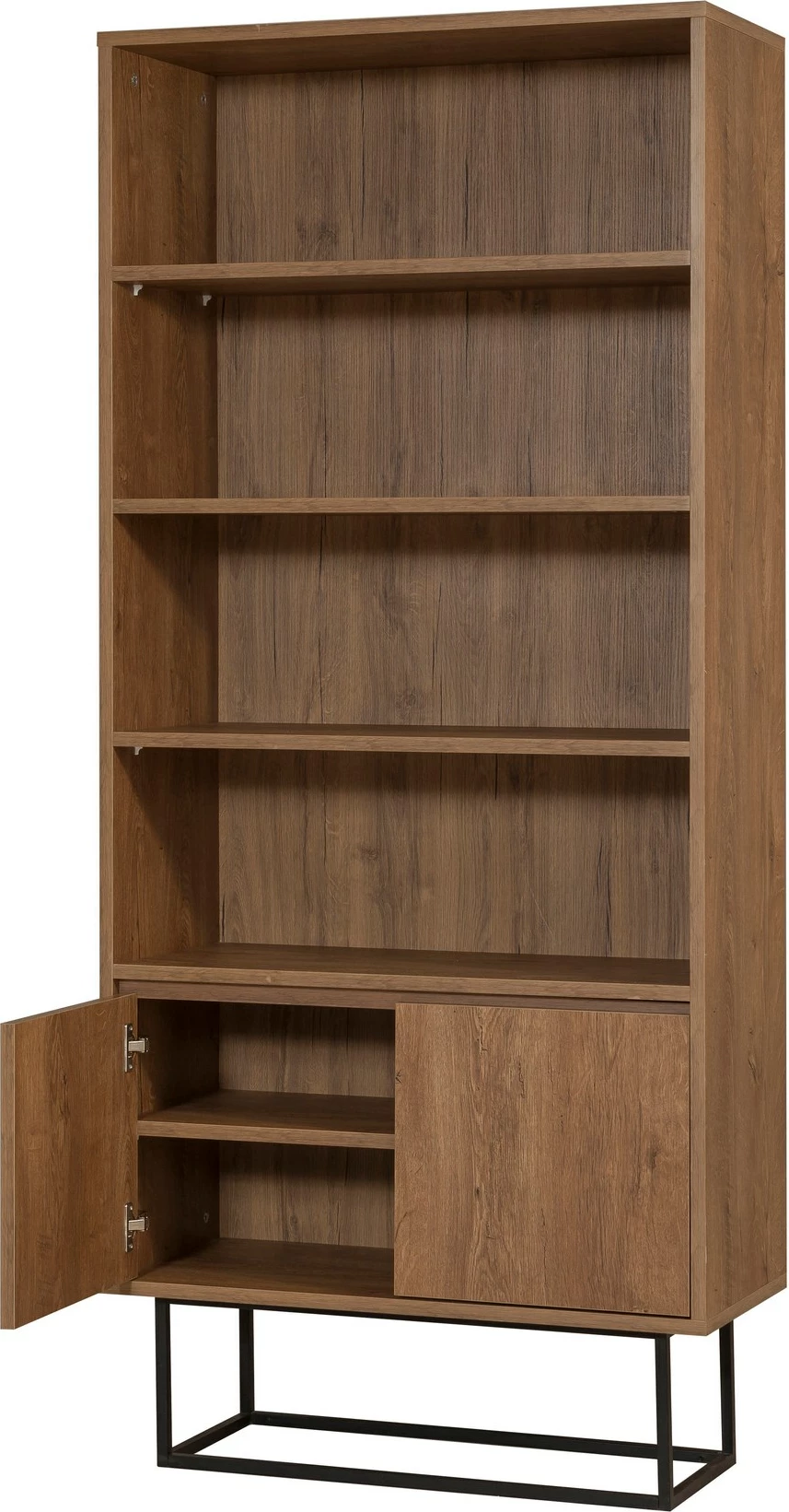 Set mobiljesh për dhomë dite Skye Decor, Laxus Takım 24, ngjyrë arre dhe e zezë