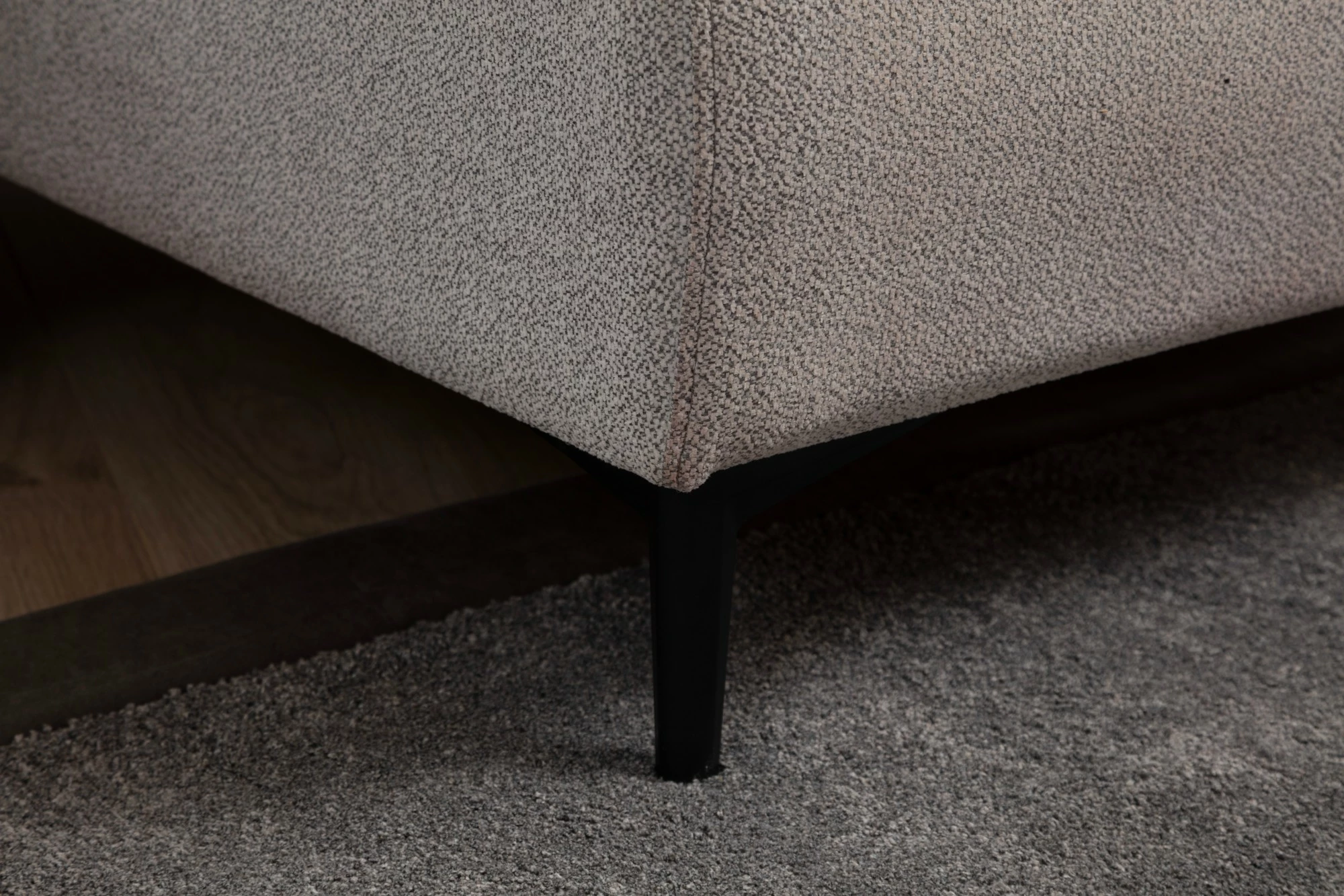 Kënd-sofë krevate Atelier del Sofa, Aren Right, ngjyrë gri