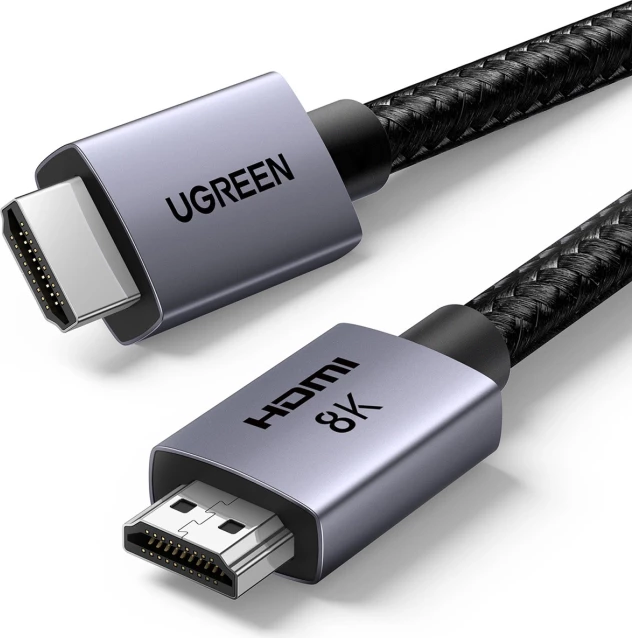 Kabllo HDMI UGREEN Ultra 8K HDMI 2.1 2 m, gri/zezë