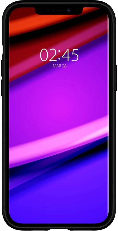 Mbështjellës Spigen Rugged Armor për iPhone 12 / iPhone 12 Pro, Matte Black