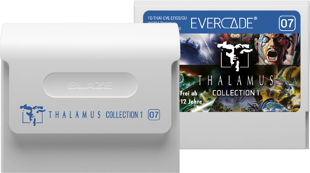 Kartrixh lojërash Evercade Thalamus Collection 1, 11 lojëra, PEGI 12