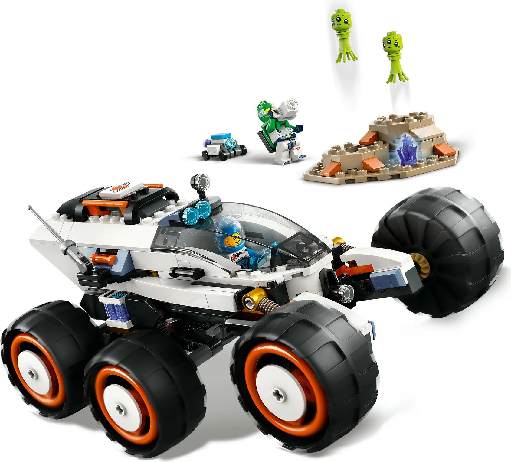 Set ndërtimi LEGO City 60431, rover hapësinor, 311 pjesë, shumëngjyrësh